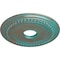 Ekena Millwork Classic Ceiling Medallion (Canopies up to 12 3/4"), 18 5/8"OD 4"ID x 1 1/8"P, Copper Green Patina CM19CLCGS - alternate 5